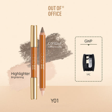 OUTOFOFFICE Contour N Highlight Duo Pencil