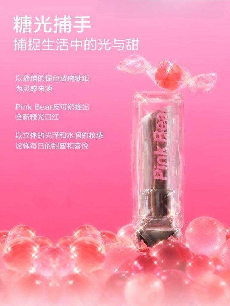PINK BEAR 糖彩唇膏 保湿润唇膏 3.2g