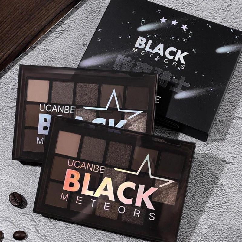 15 Colors Eyeshadow Palette Black Meteors 10.8g