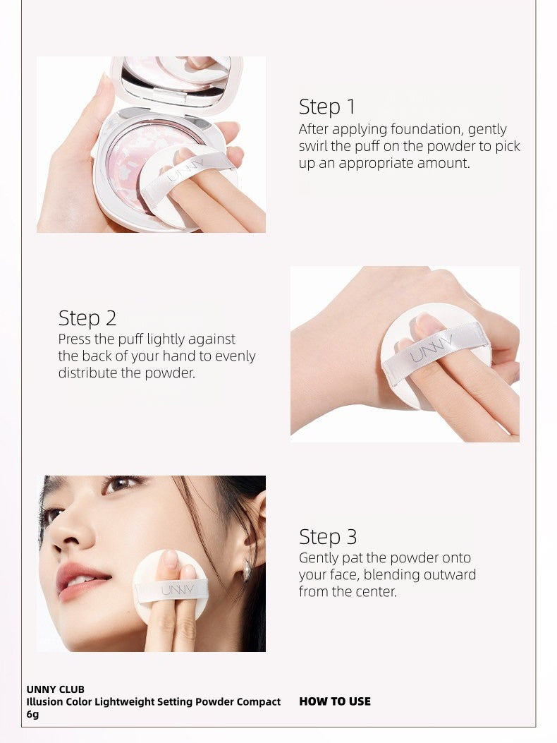 Illusion Color Lightweight Setting Powder Compact 6g