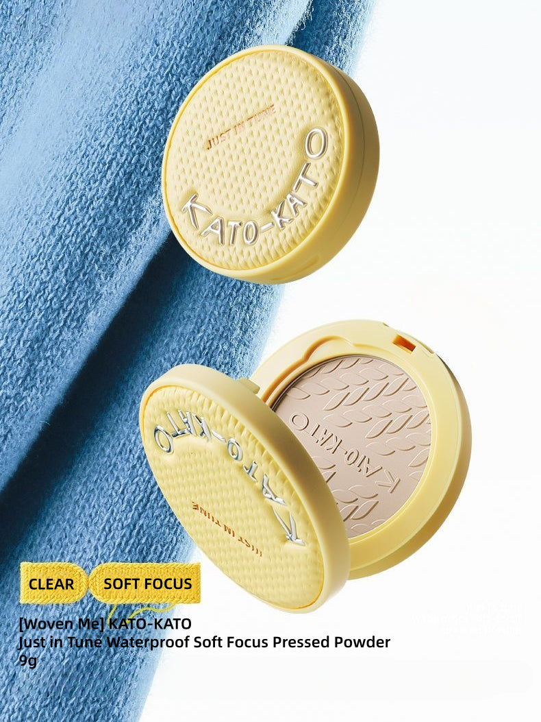 [Woven Me] KATO-KATO Just in Tune Waterproof Soft Focus Pressed Powder 9g