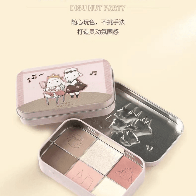 YIGUDIGU - Candy Box 6 Colors Eye Palette 18g