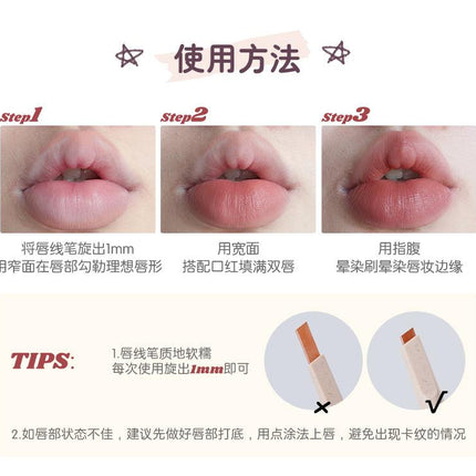 Flortte I Am Super Beauty Lipliner FLT054 - Chic Decent