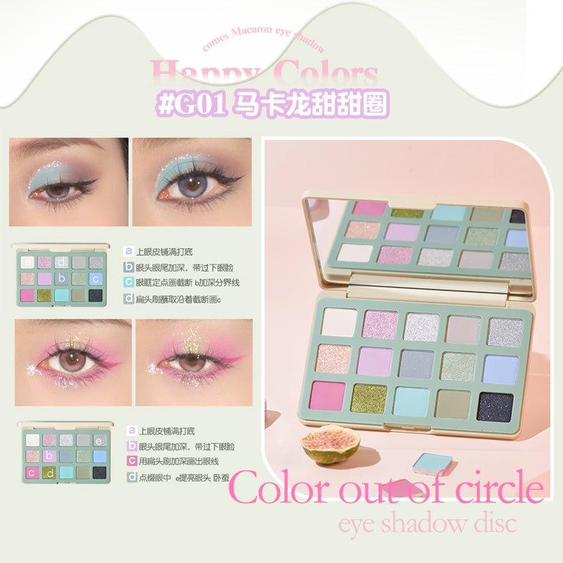 GOGO TALES 15 Colors Eye Palette 24g