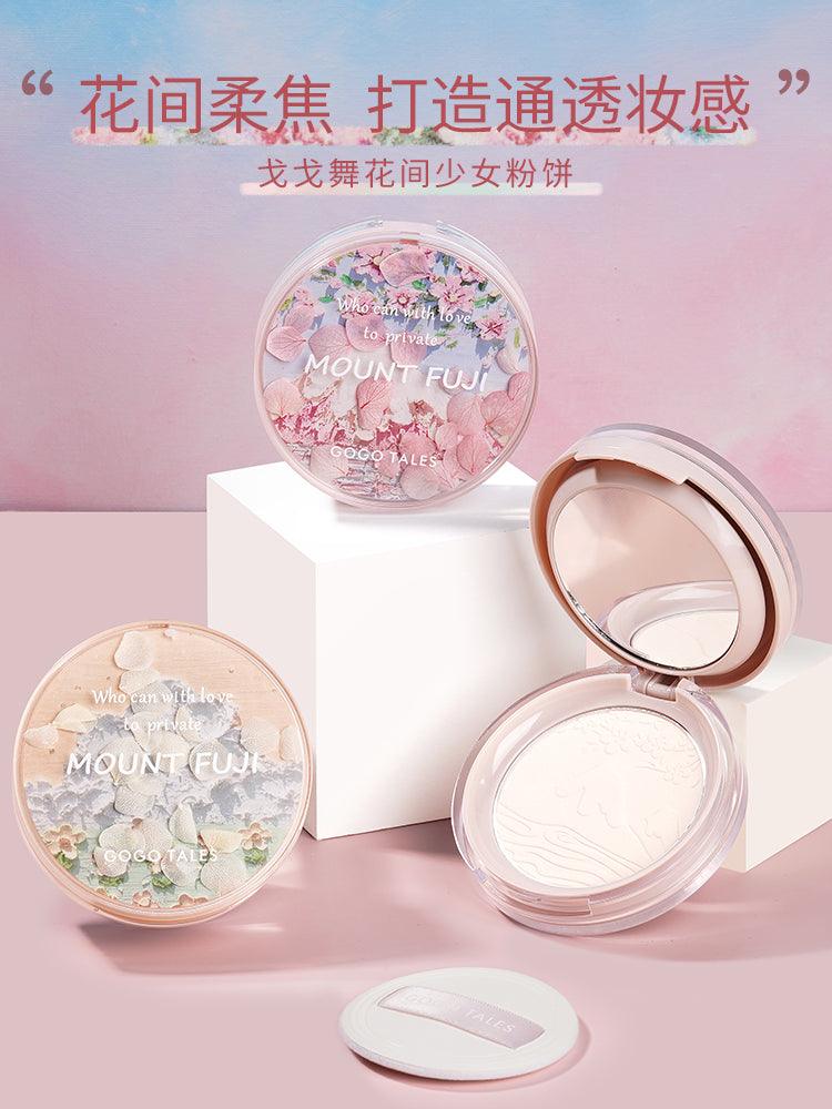 GOGO TALES Flower Girl Pressed Powder GT327 - Chic Decent